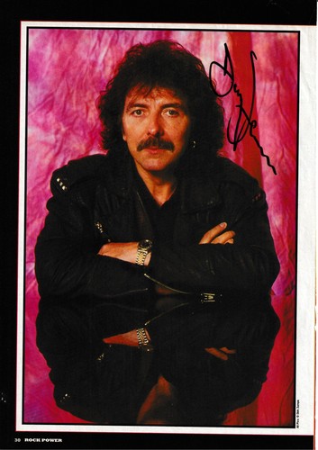 Tony iommi original autogramm - iommi,