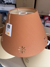 Stoffschirm E27 Textil Orange Tischleuchte Stehlampe Lampenschirm Ø40x18 /H210cm