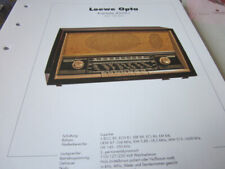 Radio Archiv Schaltplan 2009  Loewe Opta Kantate 43061, 1963