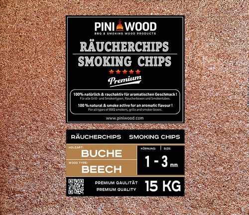 Pini räucherchips buche - 15,