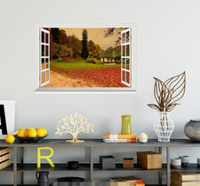 3D Wald Baum Blatt 45 Offen