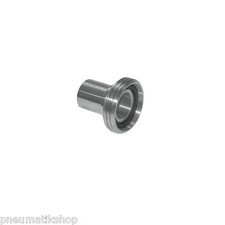 Schlauchgewindestutzen (Milchgewinde) mit Sicherungsbund, DIN 11851, Stutzen