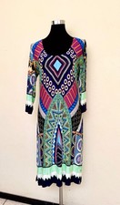 Kleid lang buntes Muster