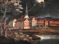 Landschaft mit Gewitter und