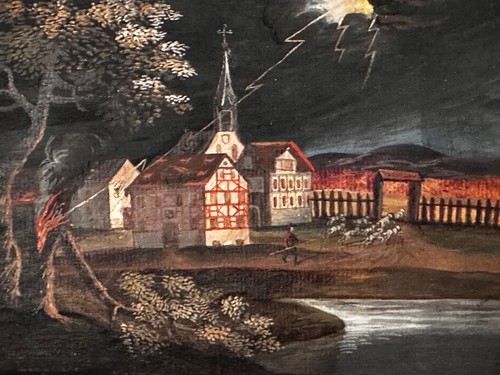Landschaft mit gewitter - mit,