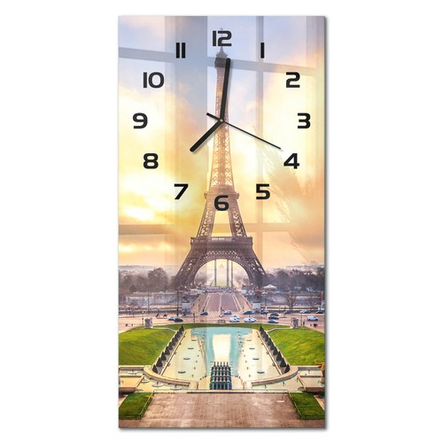 Wanduhr aus glas mit - glas,