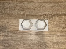 Silikonform 2er – Geometrisch für Schokolade, Seife, Kerzen, Beton/Raysin