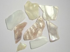 Perlmutt Mosaik polygonal