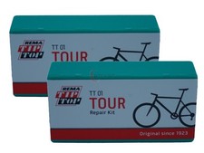 2 x Rema Tip Top Fahrrad Flickzeug  Schlauchreparatur Set TT01 Tour 8-teilig