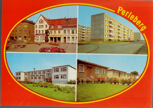 Ddr ansichtskarte mit markt - mit,
