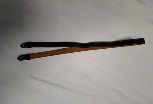 Leder vintage kameragurt - leder,