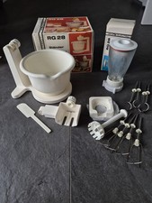 Vintage AKA Electric RG28 Küche Mixer Schüssel Ständer, Liquidisierer plus Zubehör 