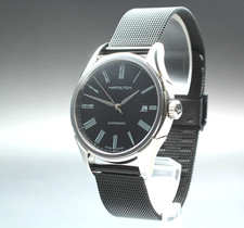 [N NEUWERTIG] Hamilton Automatik Jazzmaster 395150 Datum 40mm schwarzes...