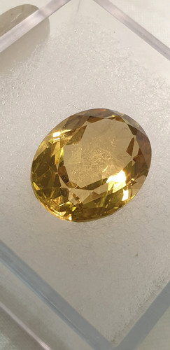 Ovaler goldgelber citrin loser - citrin,