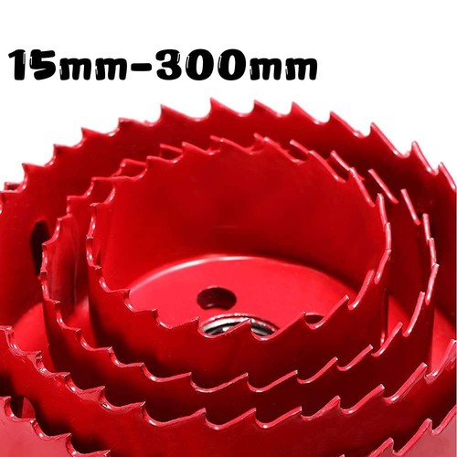 15mm 300mm rot lochsäge - 15mm-300mm,