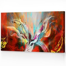 LEINWAND BILD ABSTRAKT BUNT