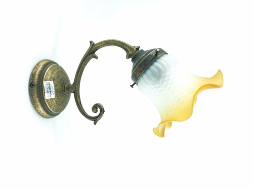 Wandleuchte messing antiqued - messing,