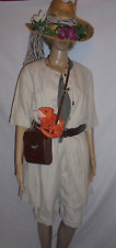 Karneval Kostüm Dschungel Safari Rene Lezard Anzug Leinen Größe M Unikat