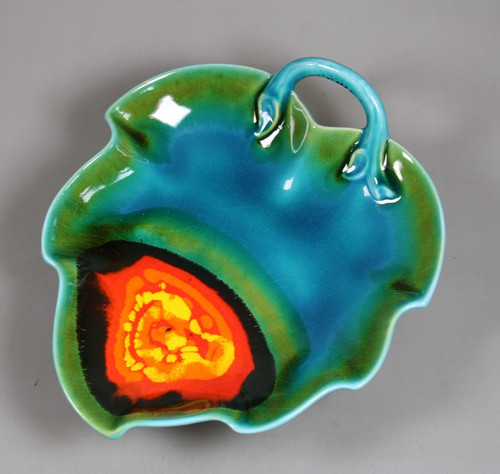 Keramik pop art blatt - blatt, schale