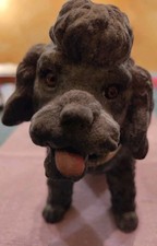 Wackel Hund Kunststoff Schwarz