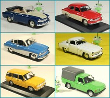 1:43 Wartburg 353 Tourist pick-up 311 coupe 312 313 sport DeAgostini DDR USSR