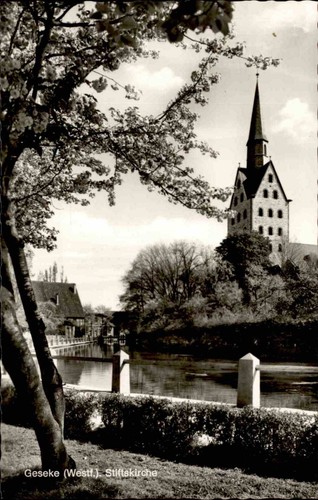 Postkarte kirchen bauwerk - postkarte,
