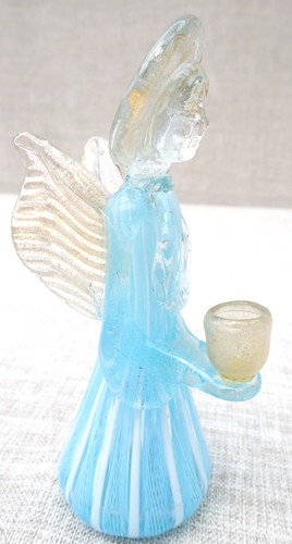 Vintage murano blauer glas - vintage,