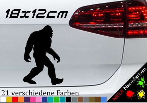 Bigfoot silhouette sticker - silhouette,