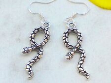 Ohrringe SCHLANGE Ohrhänger Tier Kobra Snake Hänger Schlangen Ohrschmuck Neu