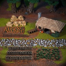 Conquest Creations Halfling Farmstead  Herr der Ringe Fantasy Tabletop Terrain