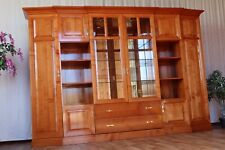 Nr.2038a Vitrine Wohnzimmerschrank Schrank  Kirsche Vollholz Neuwertig