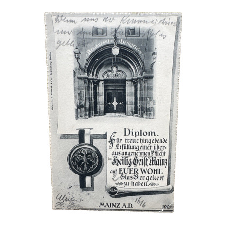 Postkarte ansichtskarte mainz - postkarte,
