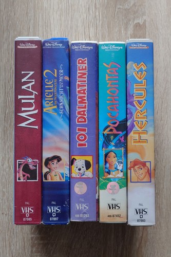 Disney vhs konvolut - vhs, (mulan