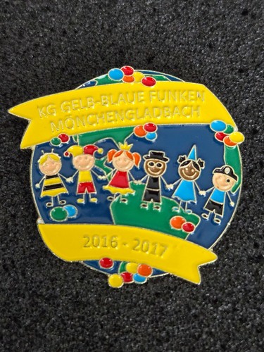 Karneval gelb blau - karneval, gelb-blau