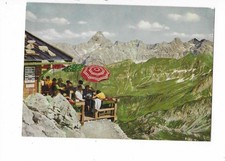 Q406 AK Nebelhorn Gipfelhaus Blick auf Hochvogel ungelaufen ca. 1960/70