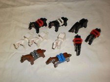 Lego Pferd Pferde  10 Pferde  schwarz / weiß / braun