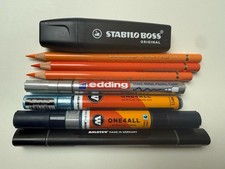 molotow one4all Marker, Sketcher, Faber Castell Polychromos, Edding 761, Stabilo