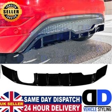 Für Ford Fiesta ST MK7 7.5 Heck Stoßstange Diffusor Lippe Glanz Schwarz 2012-2017