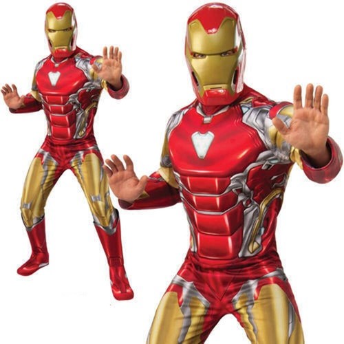 Iron man deluxe herren kostüm - man,