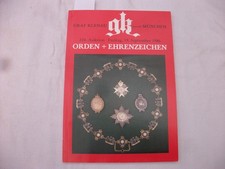 alter Ordenskatalog Graf Klenau , 224. Auktion , 1986