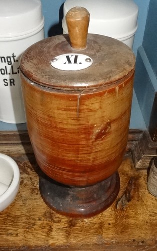 Alte apotheker holzdose - alte,