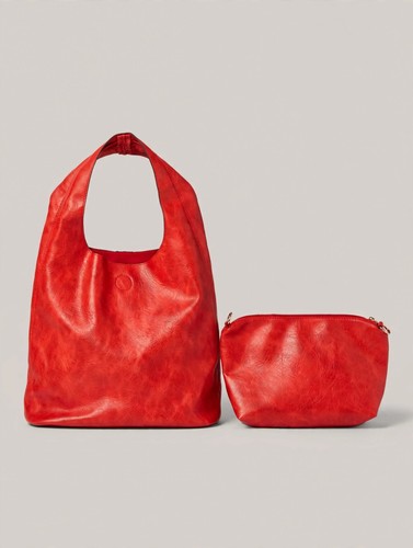 Roter hobo shopper kunstleder - hobo,