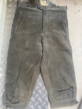 Kniebundhose Knickerbocker Hirschlederhose von Haelson Grau Gr. M
