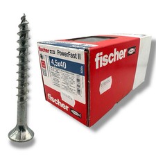 Fischer Power Fast II Ø 4,5x40 -T30 /500Stk Holzschrauben | Verzinkt/ Cpal5ak8