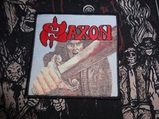 Saxon Woven Patch NWOBHM Jaguar Judas Priest