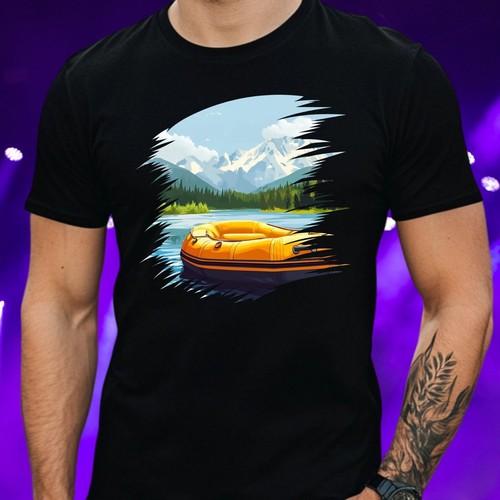 Shirt herren rafting boot - rafting,