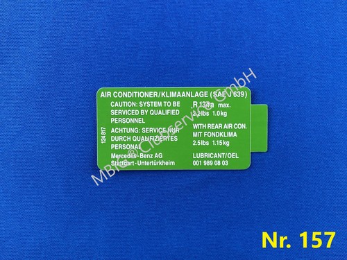 Original aufkleber klimaanlage - aufkleber,