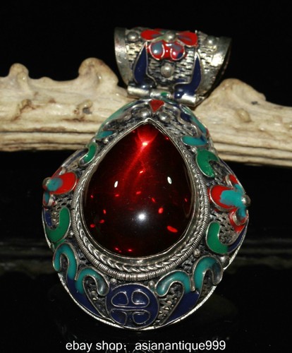 Alte silber cloisonne - 2,8",