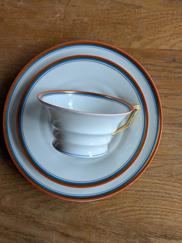 Art deco sammeltasse gedeck - art,