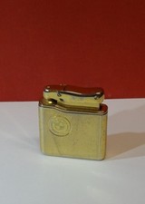 Altes original IBELO Gasfeuerzeug Lighter BMW Rarität Hartvergoldet Brennt!